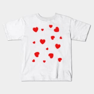 Heart particle Effect Kids T-Shirt